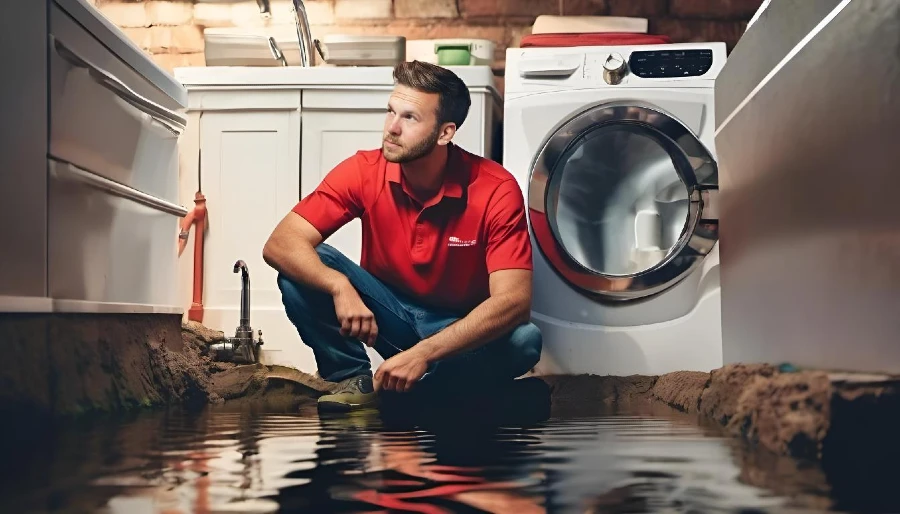 floor drain backing up while doing laundry