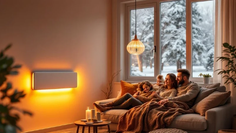 Cozy living room warmed by an energy-efficient heater, highlighting reliable heating plumbing near me