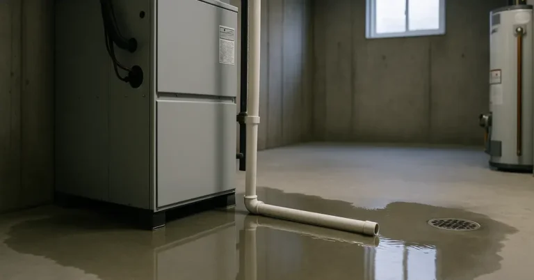 The Hidden AC Leak That Floods Utah Basements Every July (Your Condensate Drain)